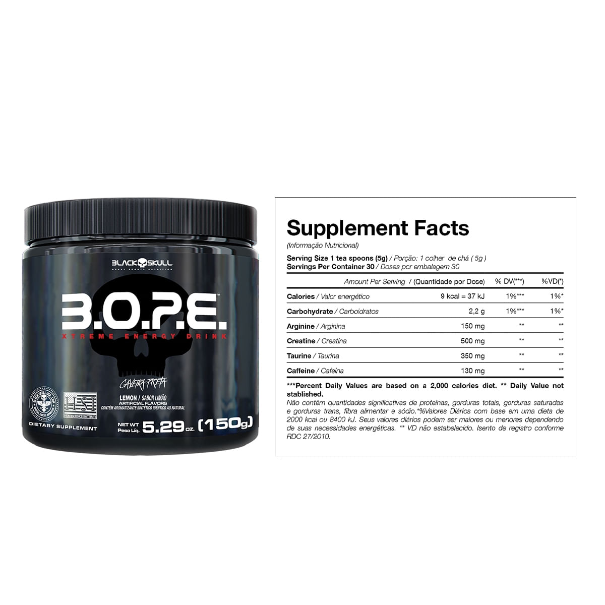 Kit whey + pré-treino bope + termogênico  - black skull kit whey + pré-treino bope + termogênico (baunilha e limão)