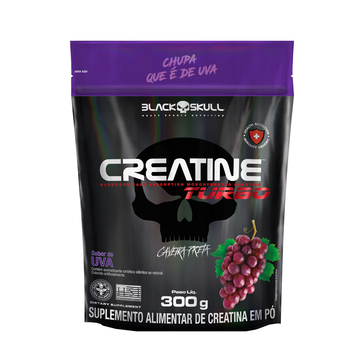 Creatine turbo - refil 300g - black skull creatine turbo - refil 300g – uva