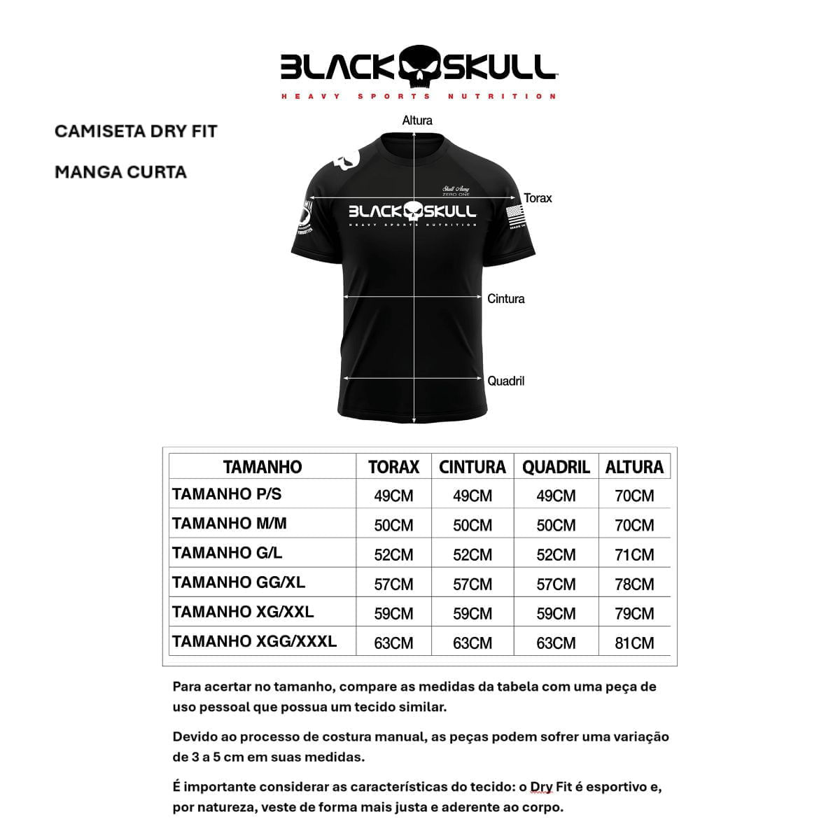 Kit creatina creator 500g + camiseta dry fit black skull gg