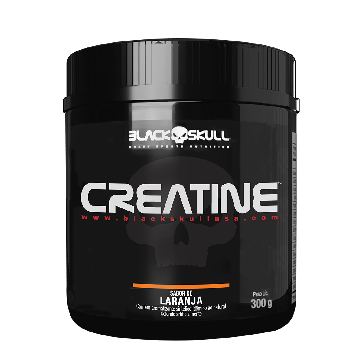 Creatine - creatina monohidratada - 300g - black skull creatine laranja 300g