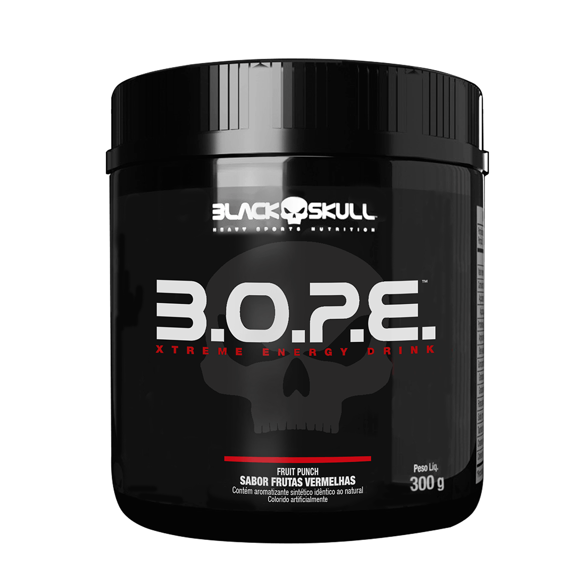 Pré treino b.o.p.e - 300g  - black skull b.o.p.e fruith punch 300g