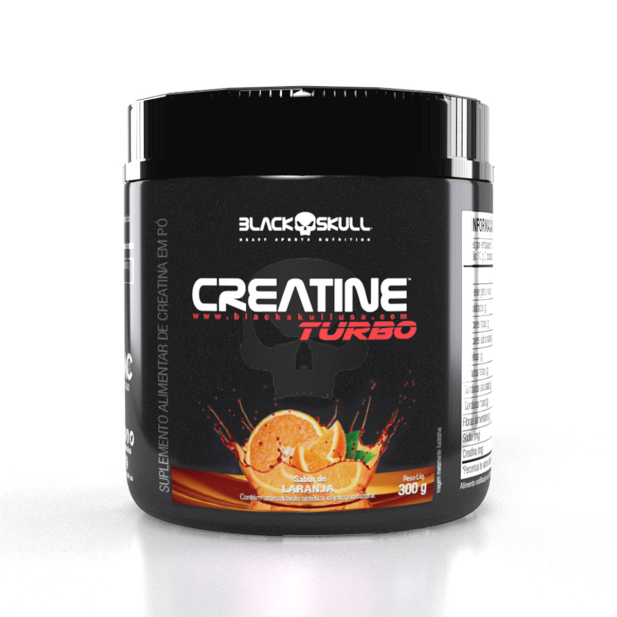 Creatine turbo - 300g - black skull creatine turbo laranja 300g