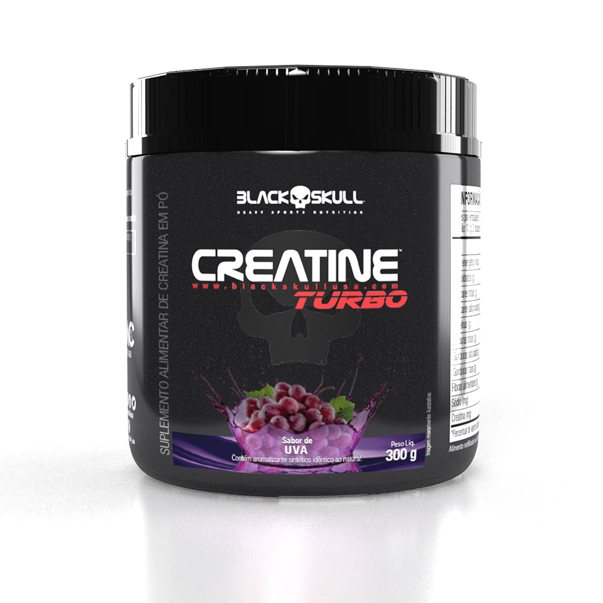 Creatine turbo - 300g - black skull creatine turbo uva 300g